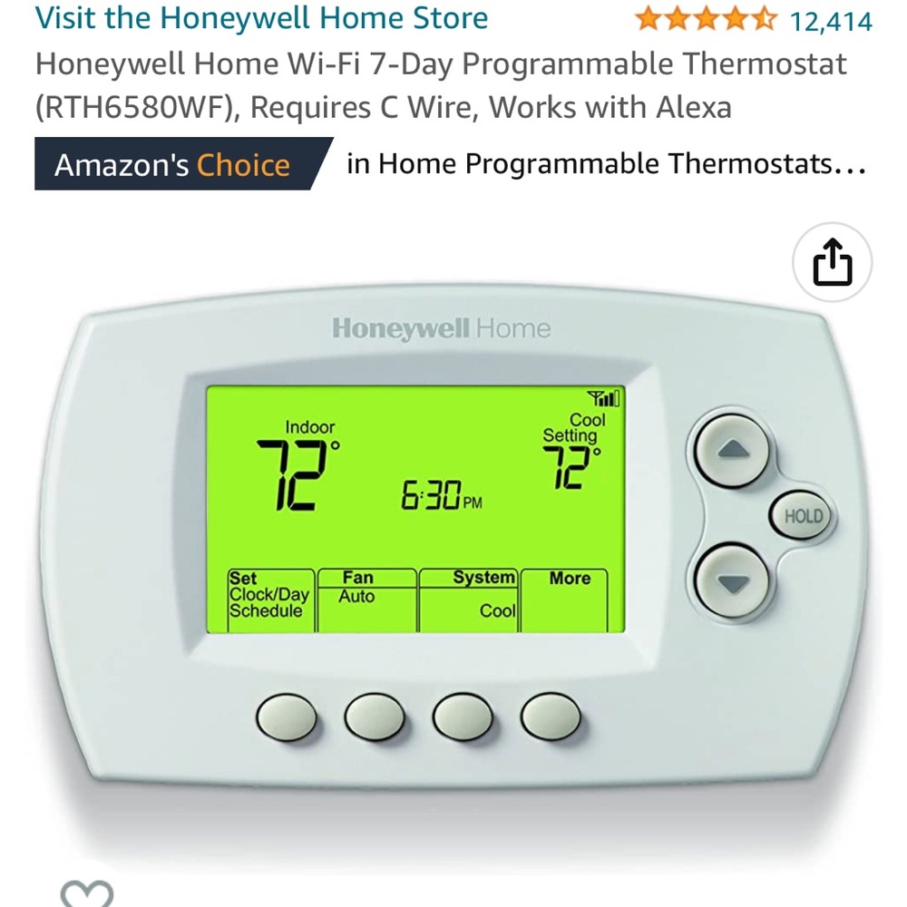 Honeywell WiFi Thermostat